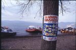 Κατά την διάρκεια του γύρου των Σποράδων τον Σεπτέμβριο του '89 κολλούσαμε παντού αφίσες με οικολογικό περιεχόμενο.